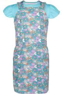 4President jurk Giniah blue radiance rainbow aop